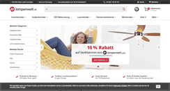 Desktop Screenshot of lampenwelt.at
